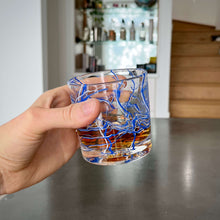 Load image into Gallery viewer, Strada in Blue | Rocks Glass